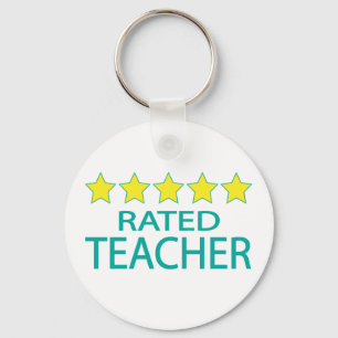 Five Star Teacher Key Ring