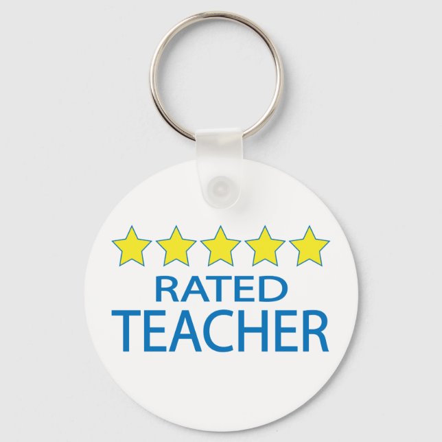 Five Star Teacher Key Ring (Front)