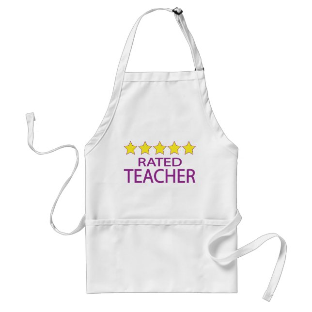 Five Star Teacher Standard Apron (Front)