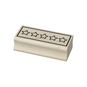 Five Stars Review Excellent Fill-in Crafting Rubber Stamp