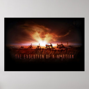 Five Successful Mars Rovers Poster