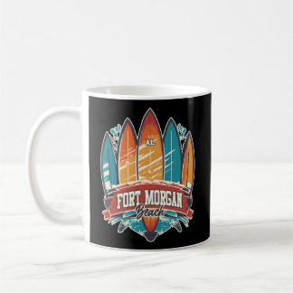 Five Surfboards Fort Morgan Beach Al Coffee Mug