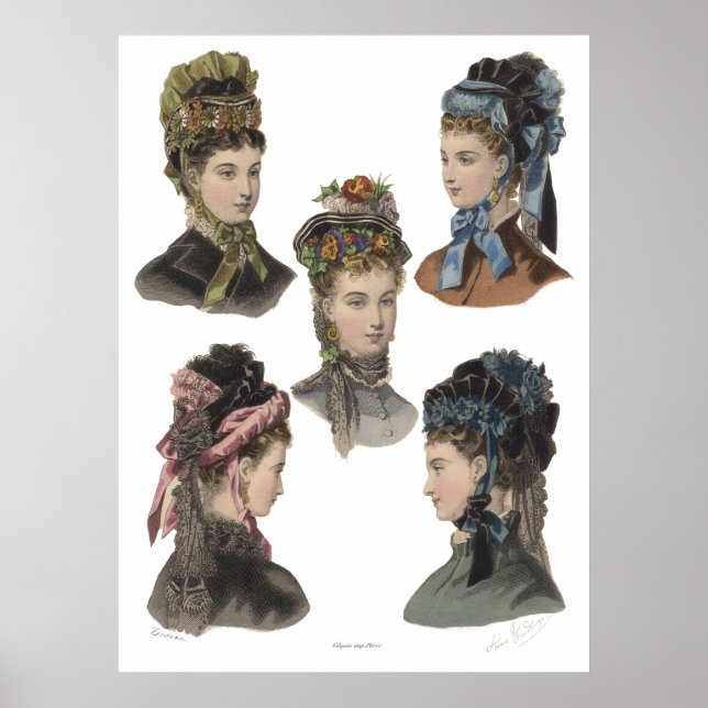 Five Victorian Beauties Poster (Front)
