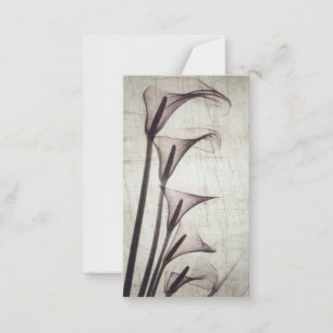 Five Vintage X-Ray Flowers Card