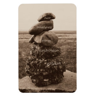 Five Virtues of Zen Magnet