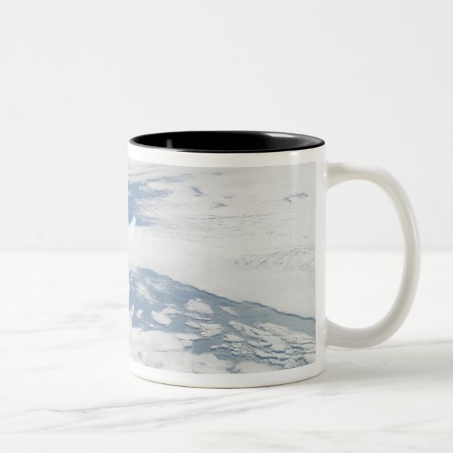 Five year old icebergs near South Georgia Islan Two-Tone Coffee Mug (Right)