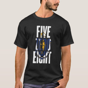 Five Zero Eight 508 Area Code Worcester Massachuse T-Shirt