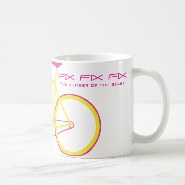 FIX FIX FIX The number of the beast Coffee Mug (Right)