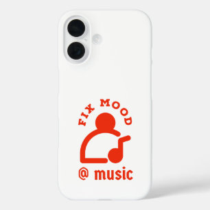 Fix Mood @By Music iPhone 16 Case