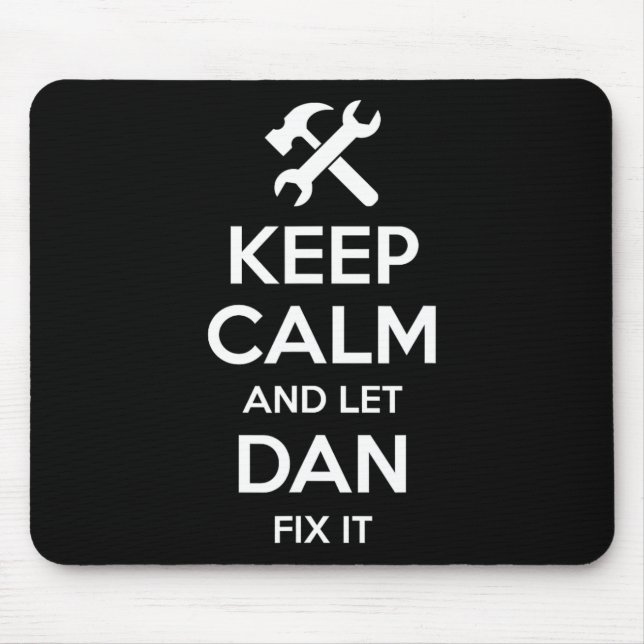 Fix Quote Funny Birthday Personalised Name Gift Id Mouse Pad (Front)
