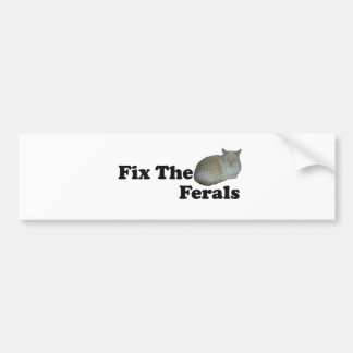 Fix The Ferals Bumper Sticker