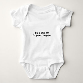 Fix Your Computer Baby Bodysuit
