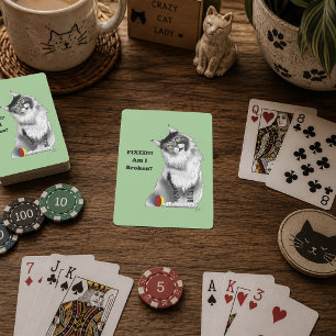 Fixed Kitty Playing Cards