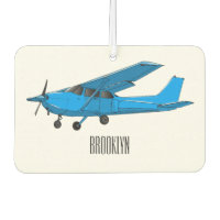 Fixed-wing aircraft cartoon illustration