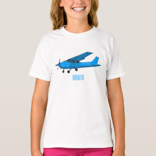 Fixed-wing aircraft cartoon illustration T-Shirt