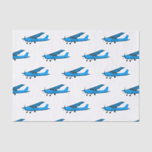 Fixed-wing aircraft cartoon illustration tissue paper