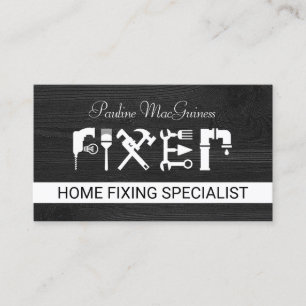 Fixer Handyman Odd Jobs Repair Business Card