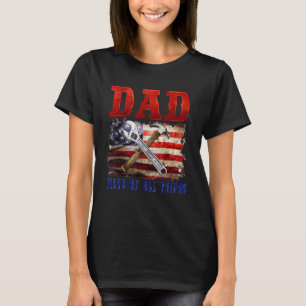 Fixer Of All Things  Handyman Mechanic Dad USA Fla T-Shirt