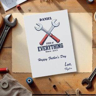 Fixer of Everything Since   Custom Father's Day Card