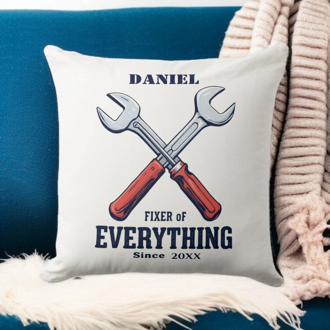Fixer of Everything Since | Custom Father's Day Cushion (Creator Uploaded)