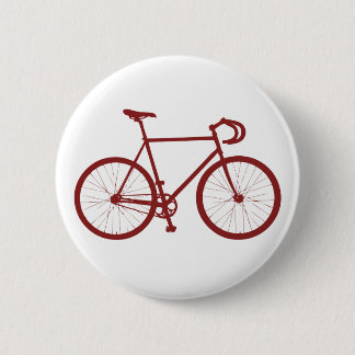 Fixie (Red) 6 Cm Round Badge