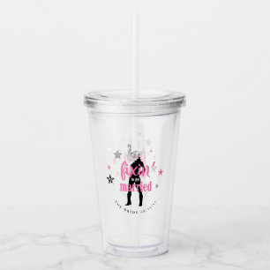 Fixin' The Bride Disco Bachelorette ID925 Acrylic Tumbler