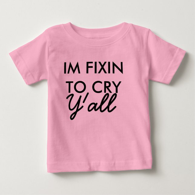 Fixin to Cry Tutu bodysuit (Front)