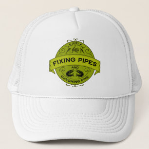 Fixing Pipes & Catching Pike Trucker Hat