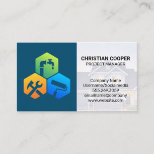 Fixing Services   Home Repairs Business Card