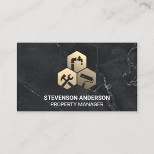 Fixing Services Icon   Carpentry Business Card