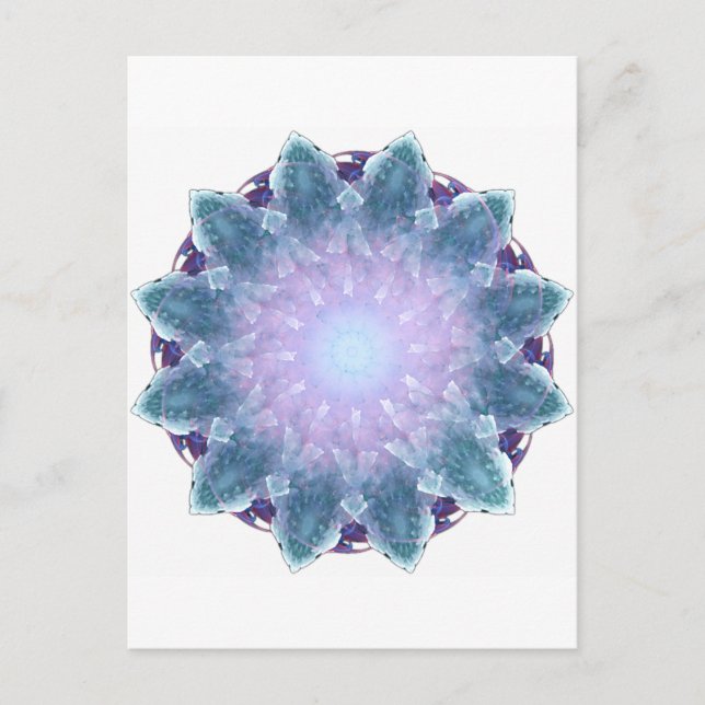Fiyrnaheh Fractal Mandala Postcard (Front)