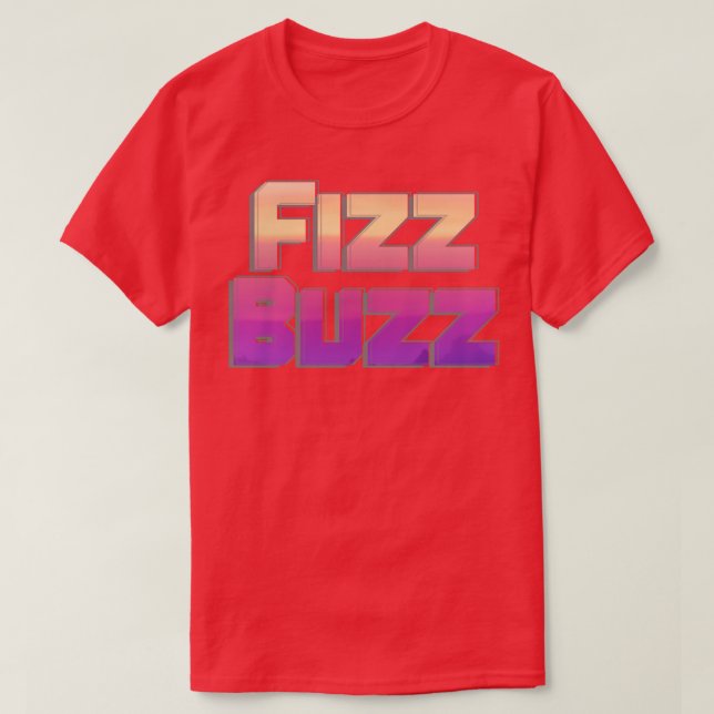Fizz Buzz T-Shirt (Design Front)