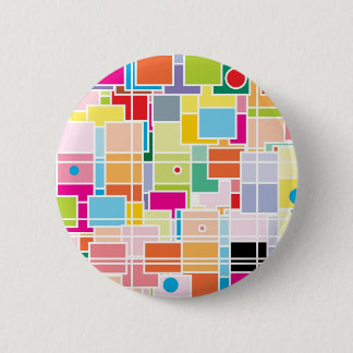 Fizz Geometry 6 Cm Round Badge