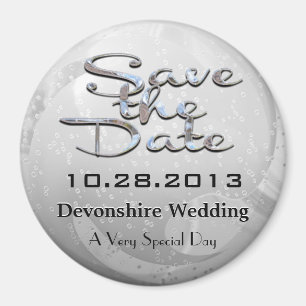 Fizzle Fun Save the Date  Magnet