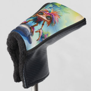 Fizzwiggle the Rainbow Mischief Sprite. Golf Head Cover