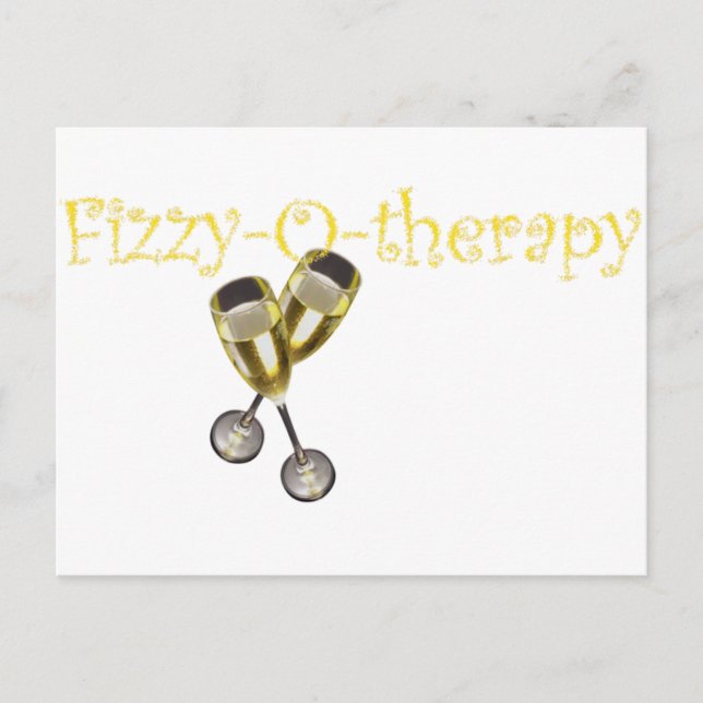 Fizzy-O-therapy Postcard (Front)