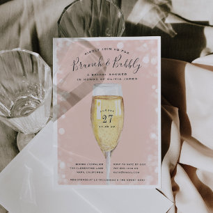 Fizzy Pop   Bridal Shower Brunch Invitation