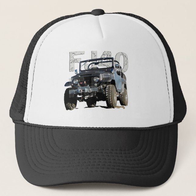 FJ40 Landcruiser Apparel Trucker Hat (Front)