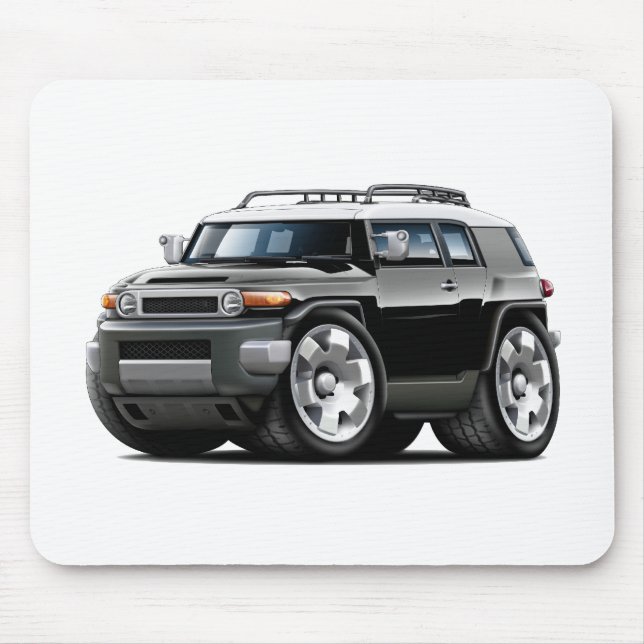 Fj Cruiser Black Car Mouse Pad (Front)