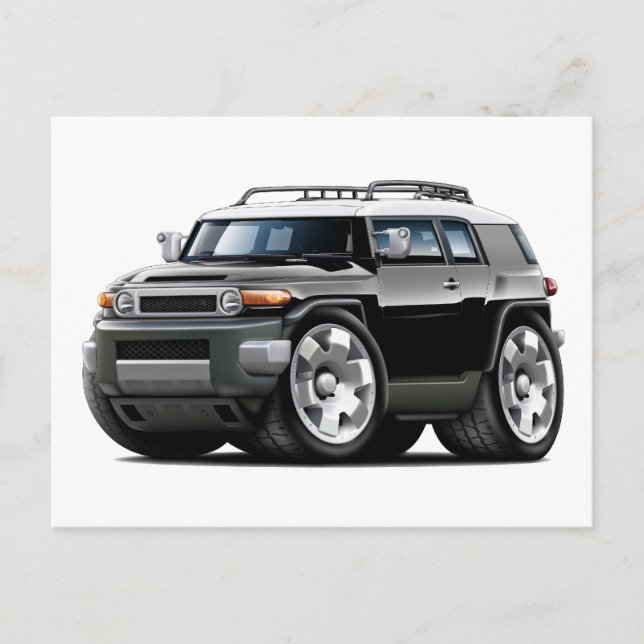 Fj Cruiser Black Car Postcard (Front)