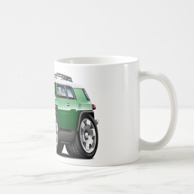 Fj Cruiser Green Car Coffee Mug (Right)