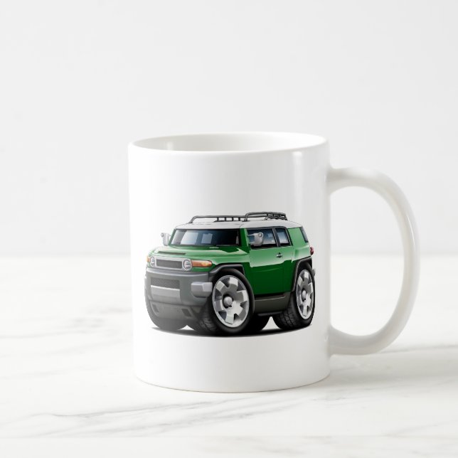 Fj Cruiser Green Car Coffee Mug (Right)