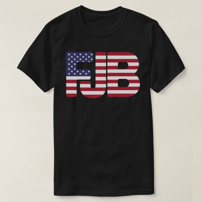 FJB American Flag Anti Biden 2024 T-Shirt (Design Front)