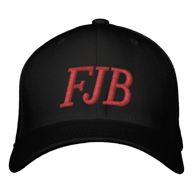 FJB Buck Fiden, funny anti joe Biden Embroidered Hat (Front)