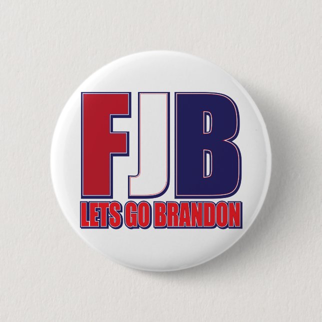 FJB---Lets-Go-Brandon- 6 Cm Round Badge (Front)