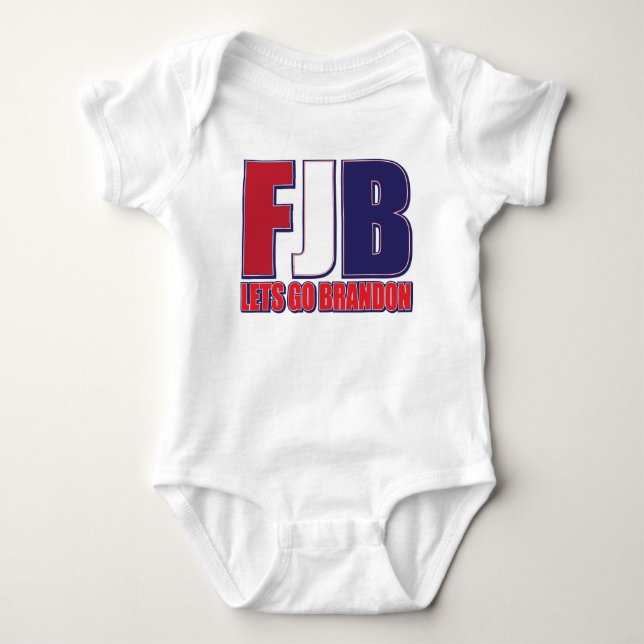 FJB - Lets Go Brandon Baby Bodysuit (Front)