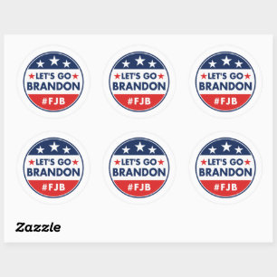 FJB-Let's Go Brandon Classic Round Sticker