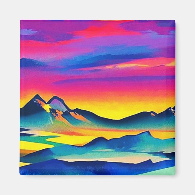 Fjellandskap 10 magnet (Front)