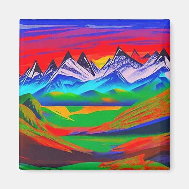 Fjellandskap 8 magnet (Front)