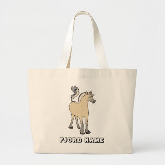 Fjord Horse Grooming Large Tote Bag